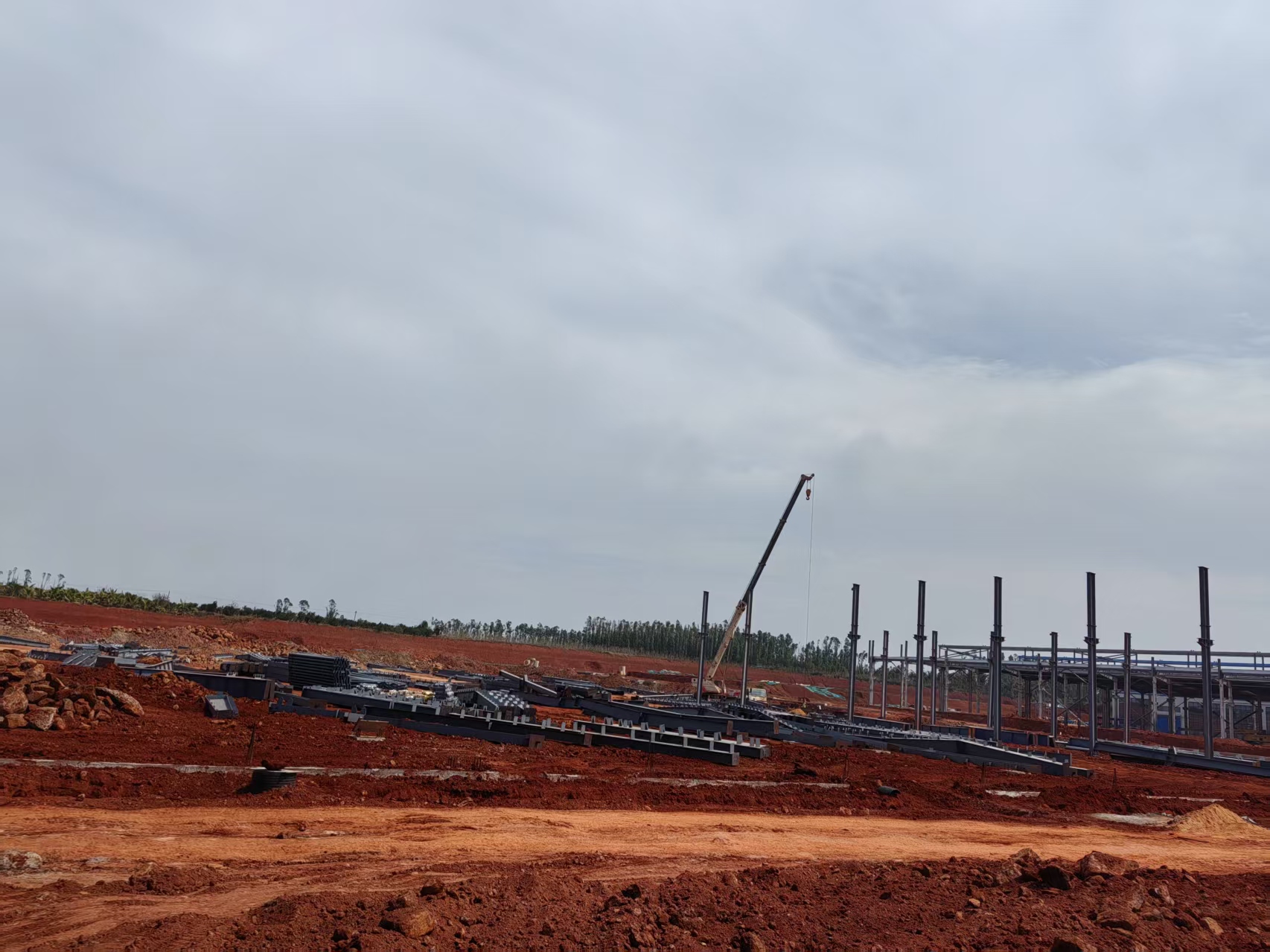 廠房立柱，廠房鋼結構安裝13131801767